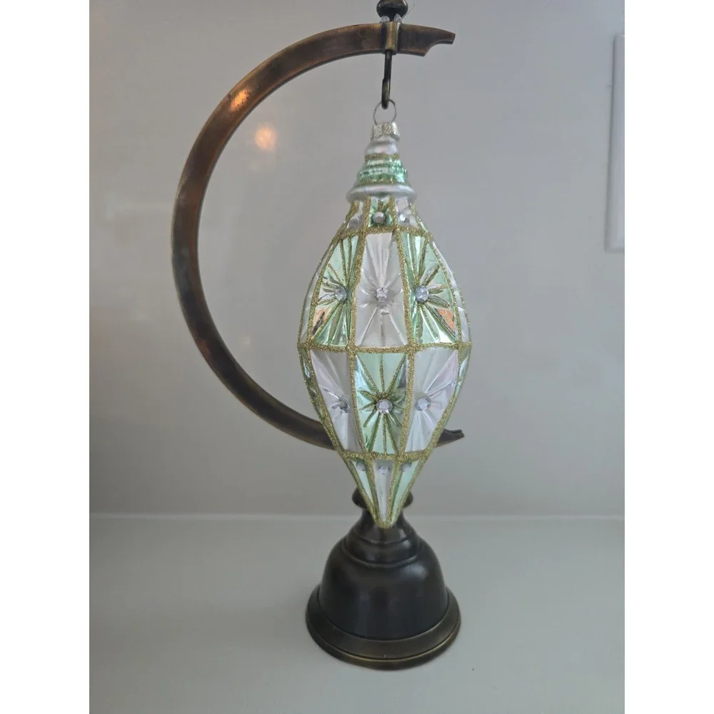 Melrose International‎ Vintage Style Jeweled Reflector Christmas Ornament